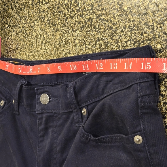 Levi's 511 All Seasons Tech Modern Midrise Black Denim Jeans Men size W30xL32 - Picture 9 of 16